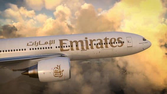 Emirates airplane