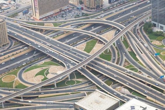 Dubai main road