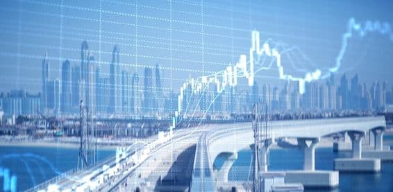 Dubai Marina, rising graph