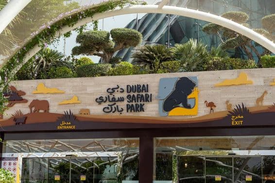 Entrance of Dubai Safari Park