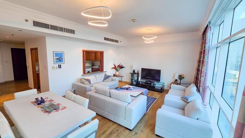 Luxury apartment with furniture.