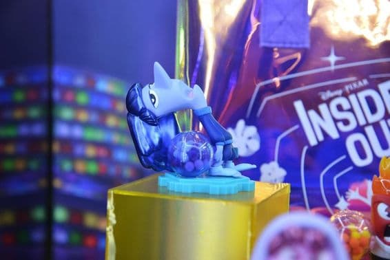 A blue-colored character from Inside Out 2.