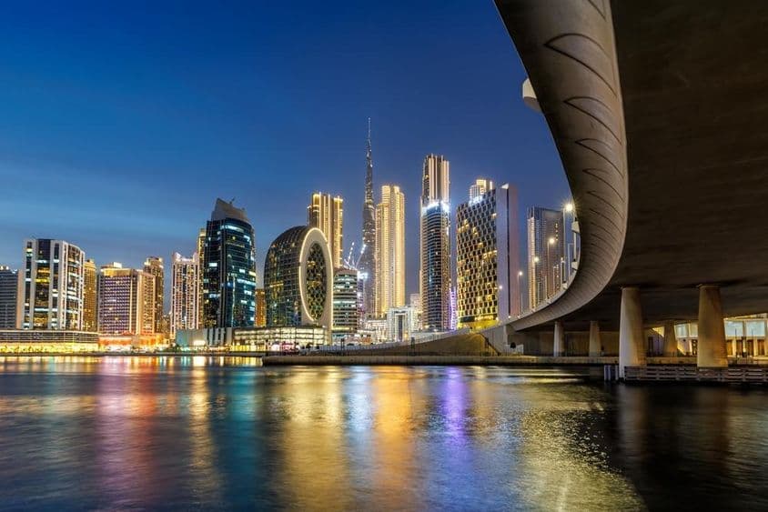 Dubai at night
