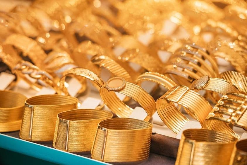 Dubai gold, 24-karat bracelet.