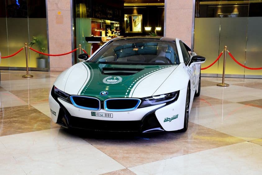 Dubai BMW police car.
