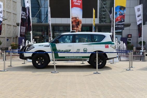 Dubai police car.
