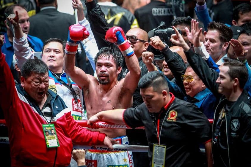 Manny Pacquiao boxing champion.