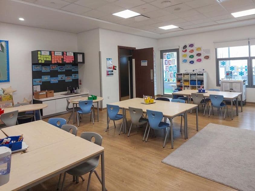 Empty Classroom.