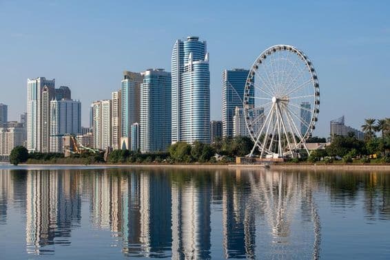 Sharjah panorama.