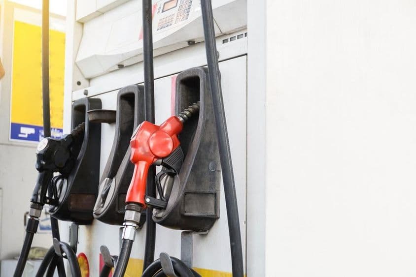 Gas station in Dubai.