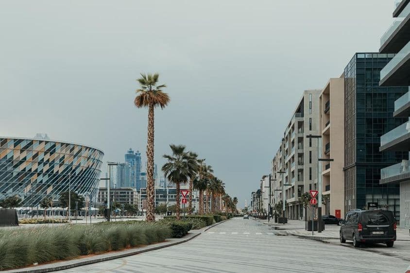 Dubai street view.