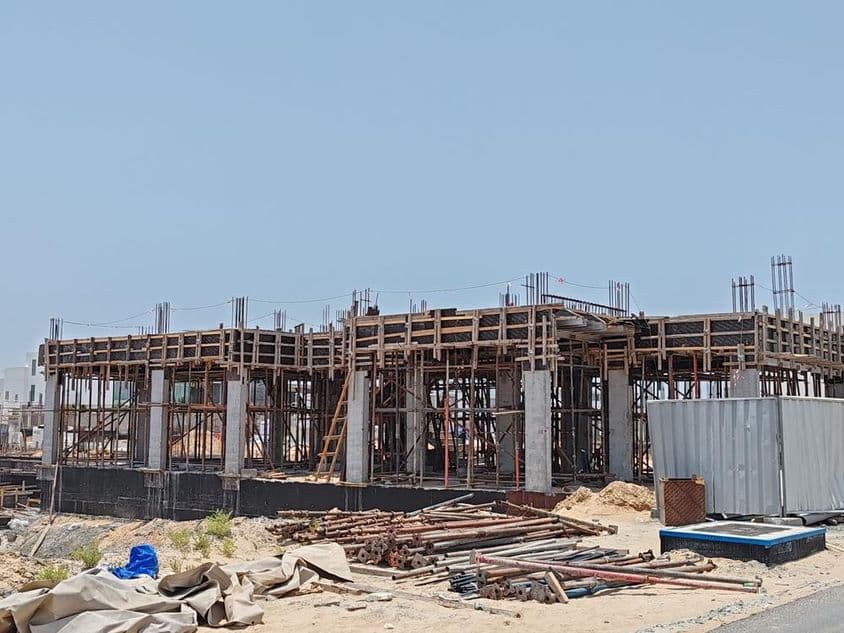 Dubai building under construction.