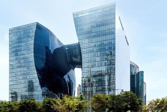 The Opus Tower in Business Bay.