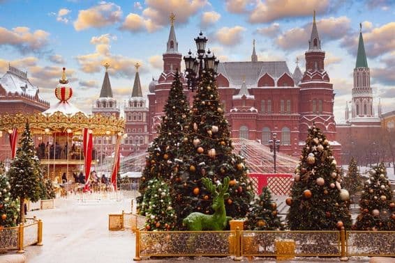 Moscow Christmas festival.