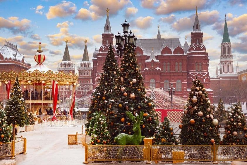 Moscow Christmas festival.