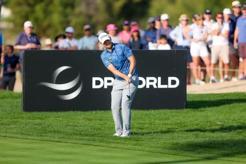 Bernd Wiesberger, Austrian professional golfer, at Emirates Golf Club in Dubai.