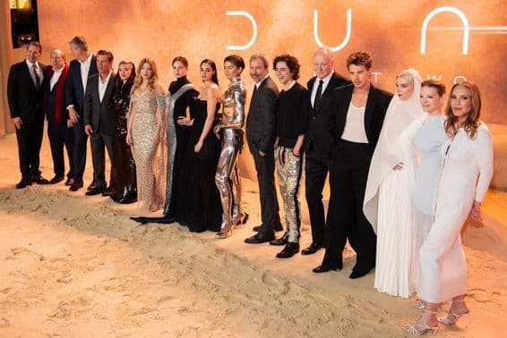 World premiere of Dune: Part Two at Leicester Square.