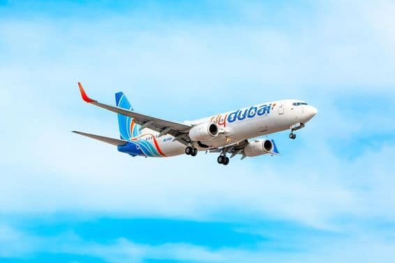 Flydubai Boeing 737-800 (A6-FER) landing.
