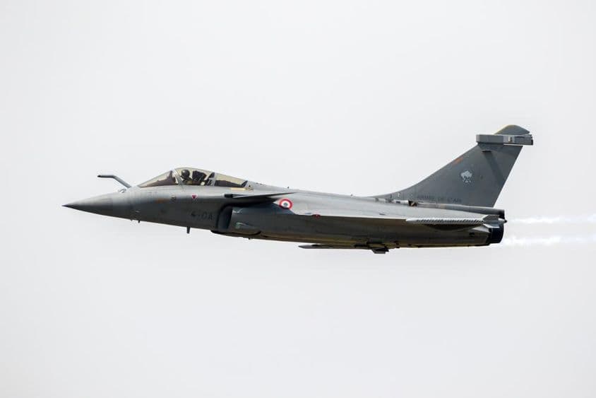 The French Air Force's Dassault Rafale fighter jet.