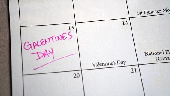 Calendar reminder of Galentine's Day celebrated on February 13th.
