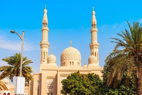 The Jumeirah Mosque is one of the main mosques in Dubai, United Arab Emirates.
