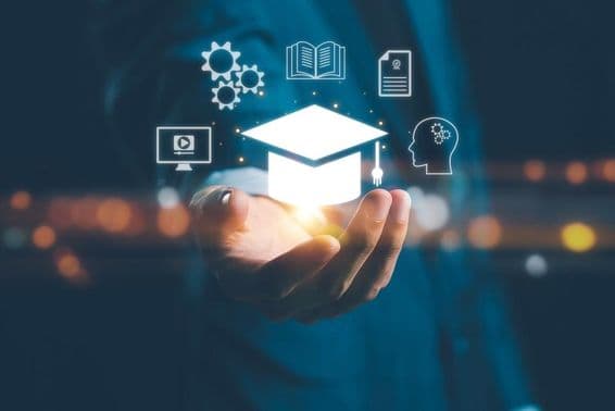 Artificial intelligence and machine learning facilitate personalized learning.