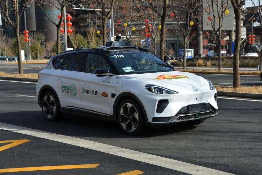 The next generation of Baidu and BAIC Group's self-driving taxi.