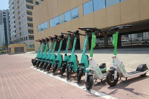 RTA e-scooter rental in Dubai.