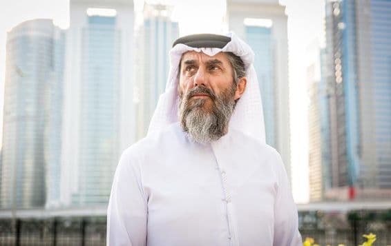 Man in traditional kandora in Dubai