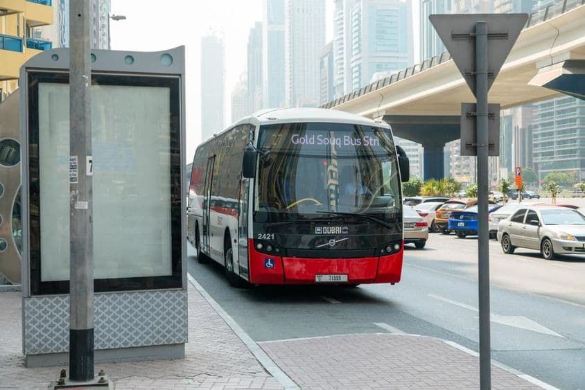 Roads and Transport Authority (RTA) bus in Dubai.