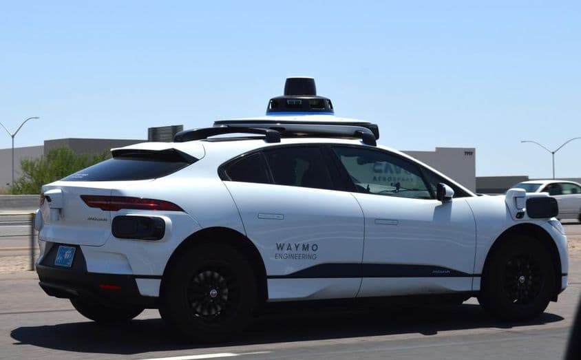 Waymo autonomous technology developer collects road test data.