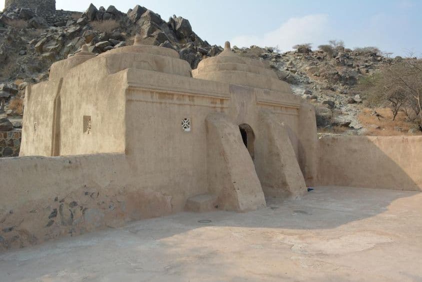 The Al Bidya Mosque in Fujairah, United Arab Emirates.