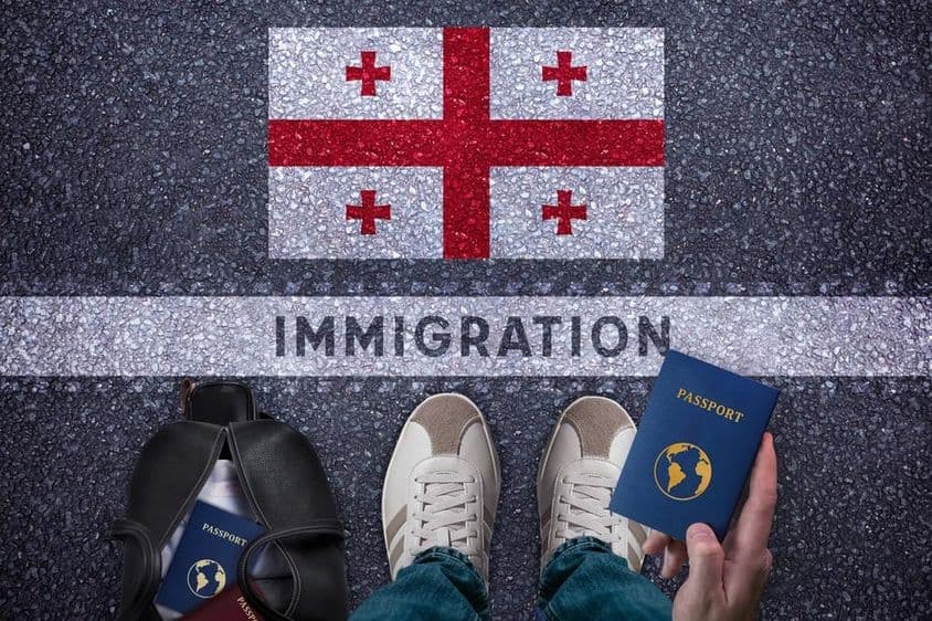 Traveling to Georgia with a bag and passport