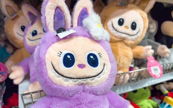 LABUBU plush toys at Pop Mart's The Monsters.