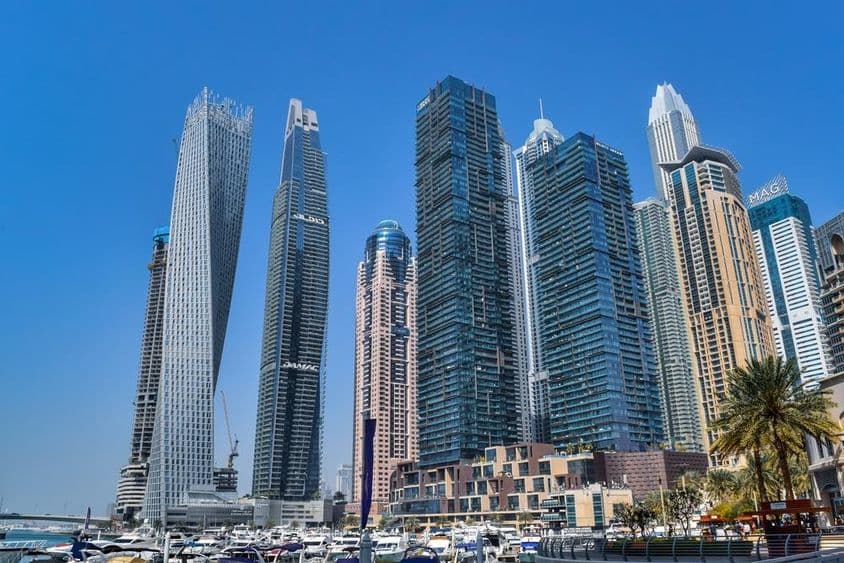 Dubai Marina's Tiger Tower.