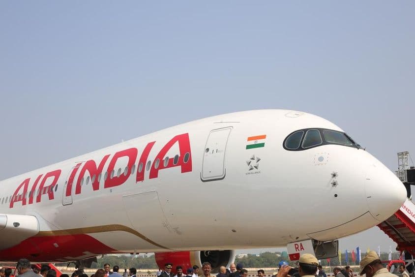 Air India's first A350-900 aircraft.