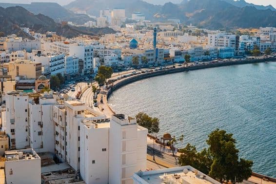 Muscat, Oman Cityscape.