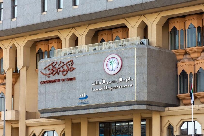 Building of Dubai Land Department.