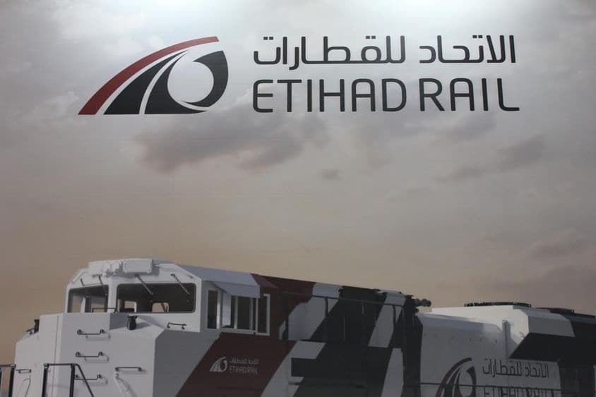 Etihad Rail train.