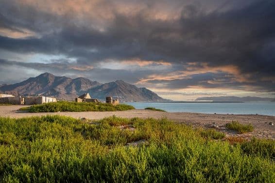 Beautiful coastal view of Fujairah.