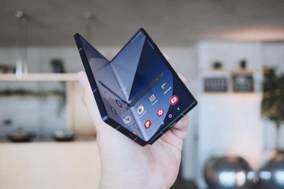 Samsung Galaxy Z Fold foldable smartphone.