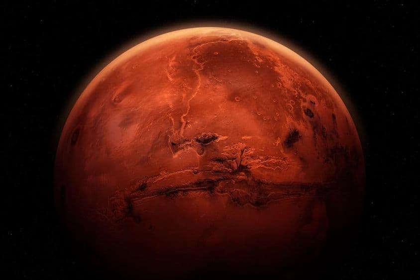 Mars the Red Planet.