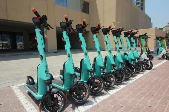 RTA e-scooter rental in Dubai. The Careem BIKE.