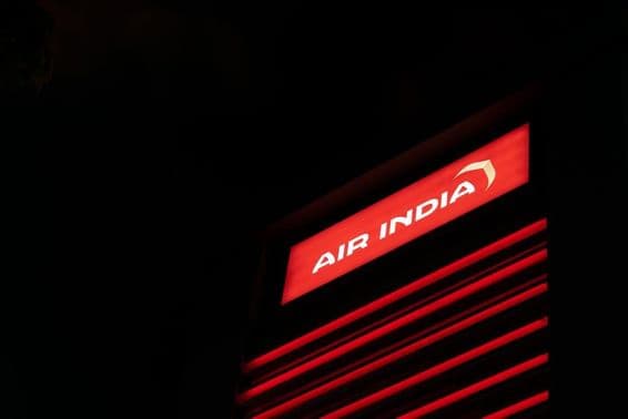 Air India logo.