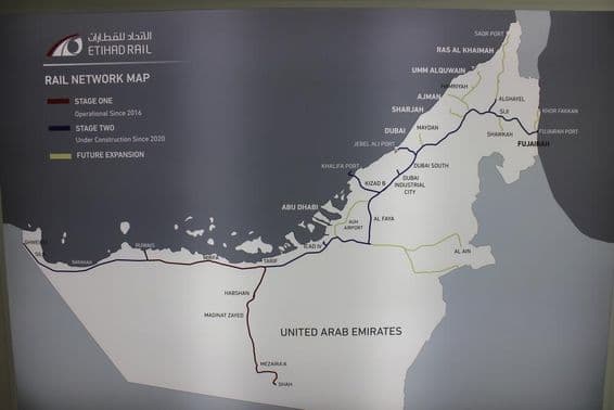 At the Middle East Rail 2021 exhibition - the largest professional event in the rail and metro industry.
