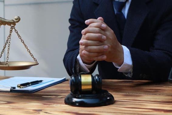 The lawyer provides legal advice.