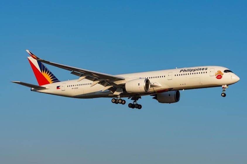 Philippine Airlines Airbus A350-900 aircraft.