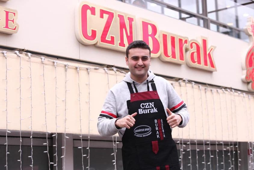 Portrait of the famous Turkish chef, CZN Burak Özdemir.