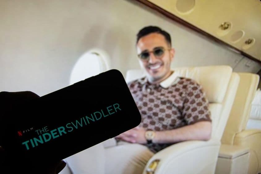 Netflix's new film, The Tinder Swindler.
