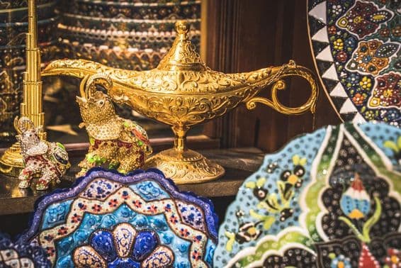 Arab Gold Market in Old Dubai.